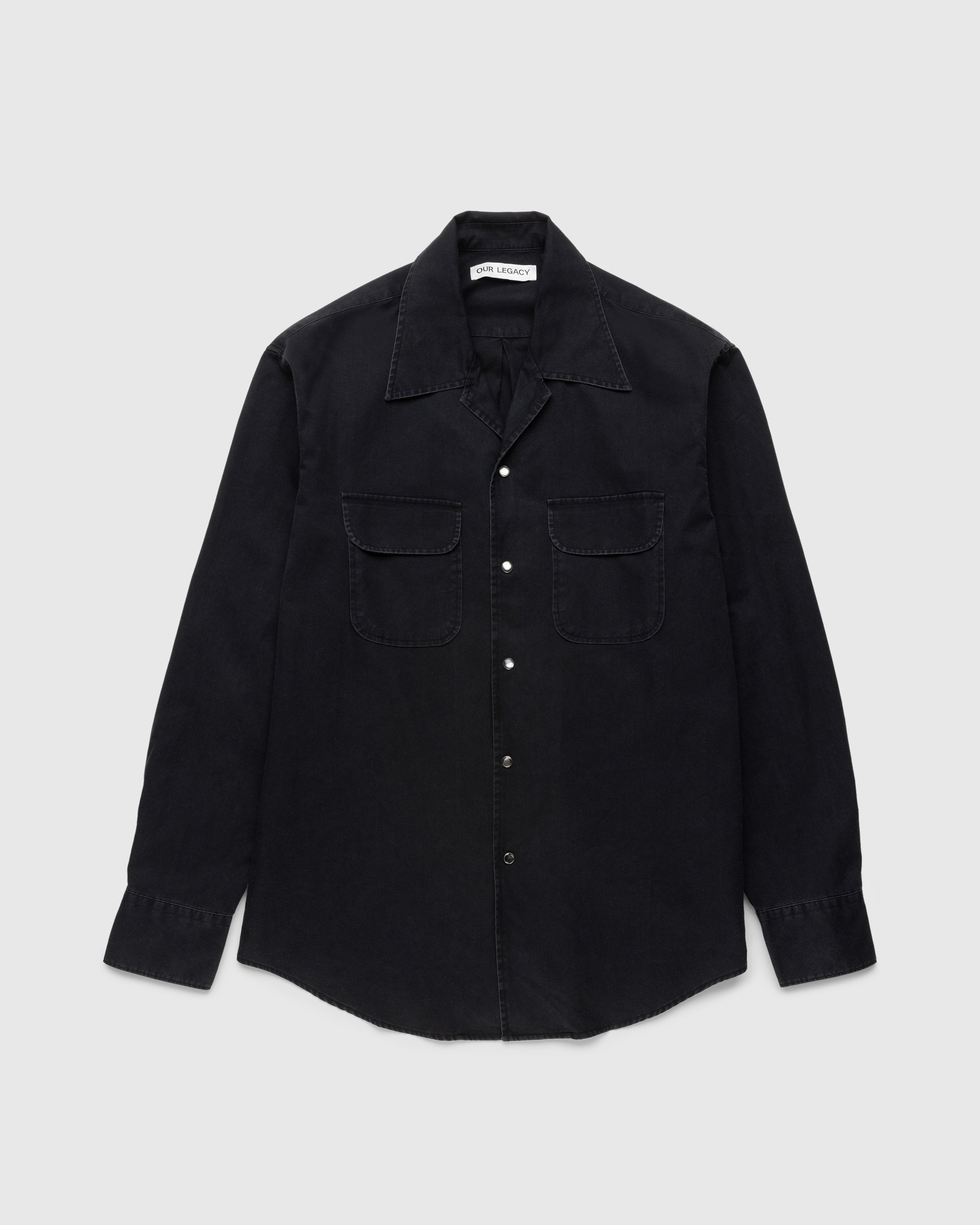 Our Legacy – Poco Shirt Black Cosmic Twill | Highsnobiety Shop